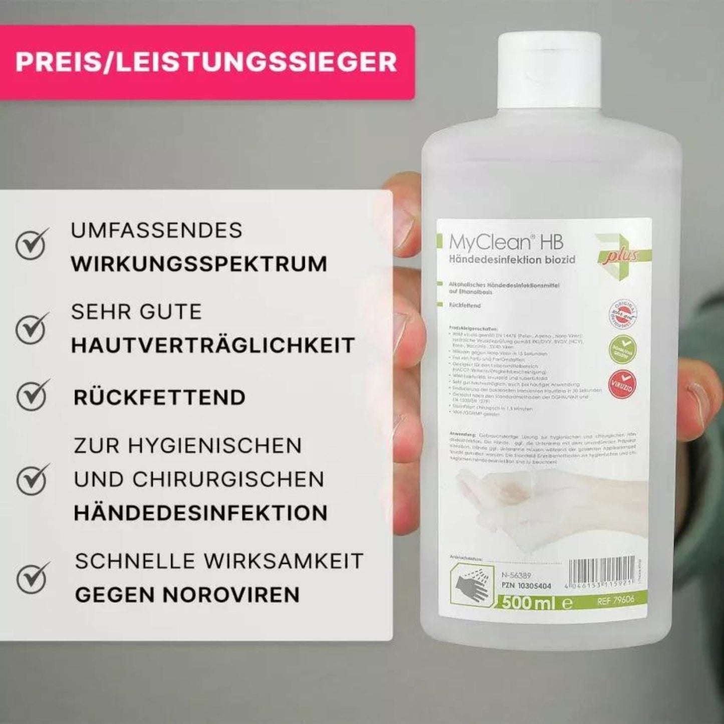 Händedesinfektionsmittel 500ml